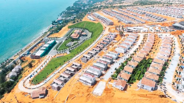Toàn khu dự án NovaHills Mui Ne Resort &amp; Villas đã hoàn thành 100% xây dựng phần thô