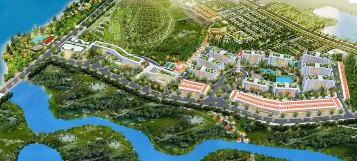 Phối cảnh tổng thể dự án Aloha Beach Village do Tập đoàn Việt Úc làm chủ đầu tư