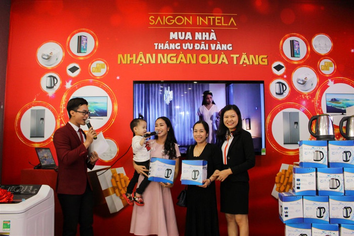Trải nghiệm không gian sống tại khu căn hộ mẫu Saigon Intela, khách hàng có cơ hội nhận nhiều giải thưởng hấp dẫn.