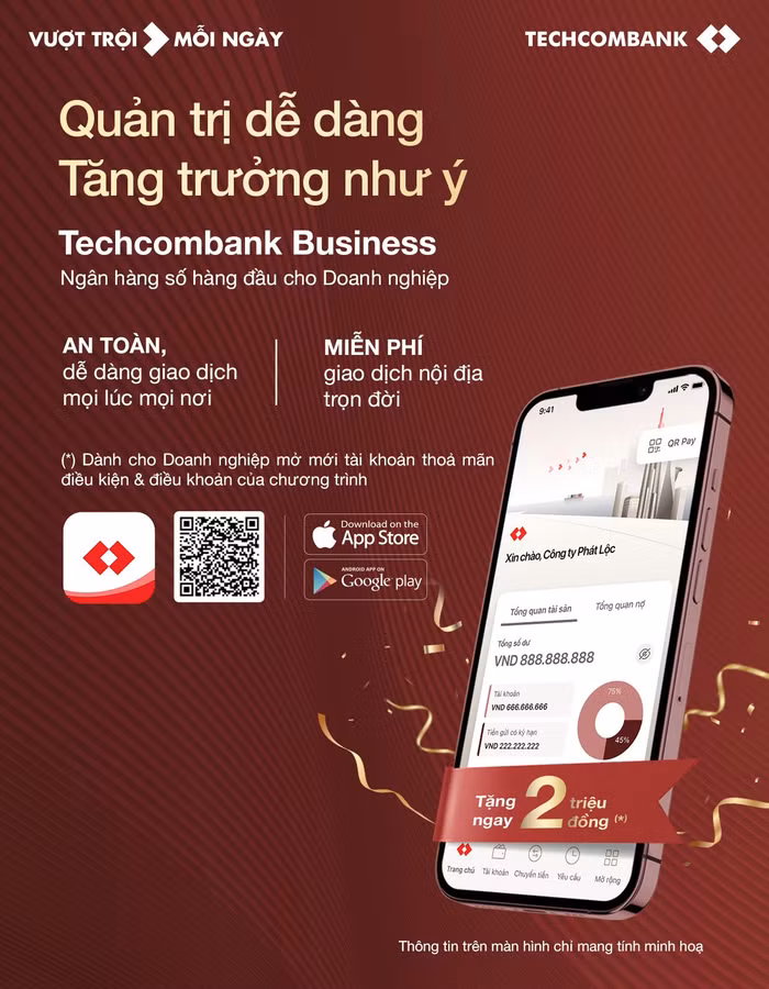 Ứng dụng Techcombank Business
