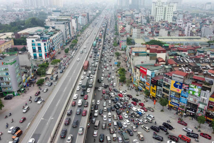 Tăng cường tuần tra, ghi hình vi phạm trên tuyến cầu Thanh Trì - Vành đai 3 từ 19/9