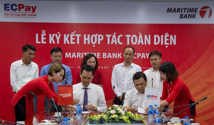 Maritime Bank hợp tác ECPAY thanh toán tiền điện qua mã QR