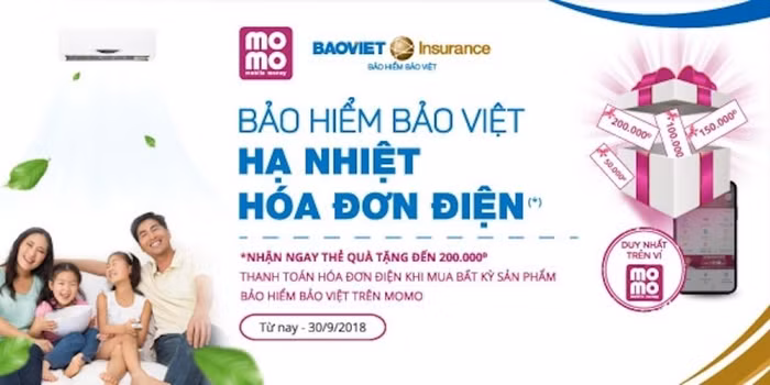 Dễ dàng mua bảo hiểm Bảo Việt trên ứng dụng ví MOMO