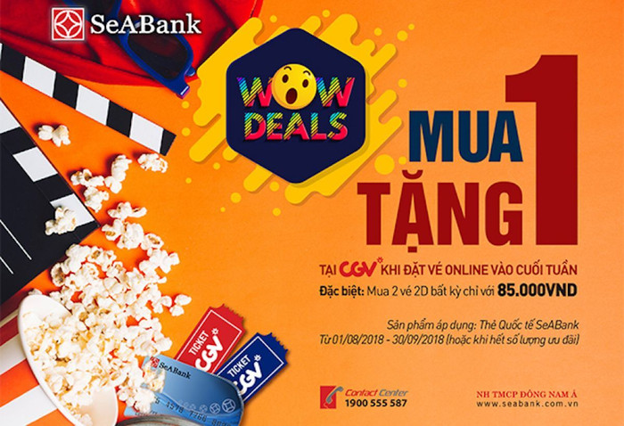 Wow Deals – Mua sắm bất tận mùa hè 2018 cùng thẻ SeABank