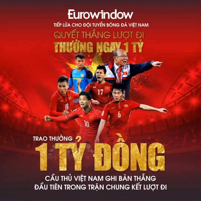 Eurowindow thưởng 1 tỷ đồng cho Huy Hùng với bàn mở tỉ số vào lưới Malaysia ảnh 4