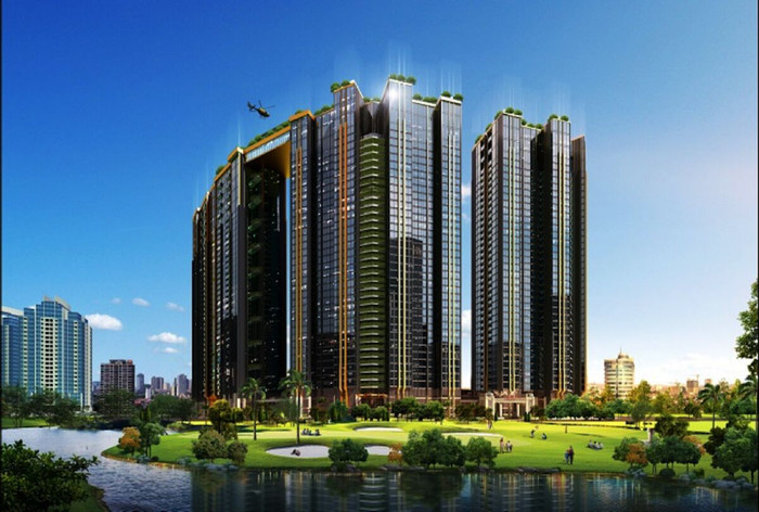 Sunshine City phủ kính Low-E, nội thất mạ vàng xa hoa