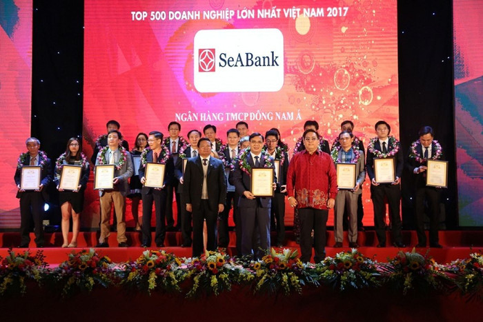 SeABank được xếp hạng “ Top 500 doanh nghiệp lớn nhất Việt Nam”