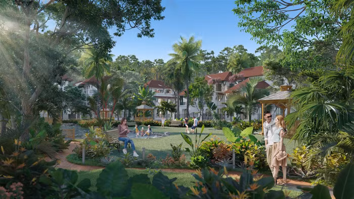 Biệt thự Sun Tropical Village mang phong cách Tropical – Indochine. (Ảnh minh họa)