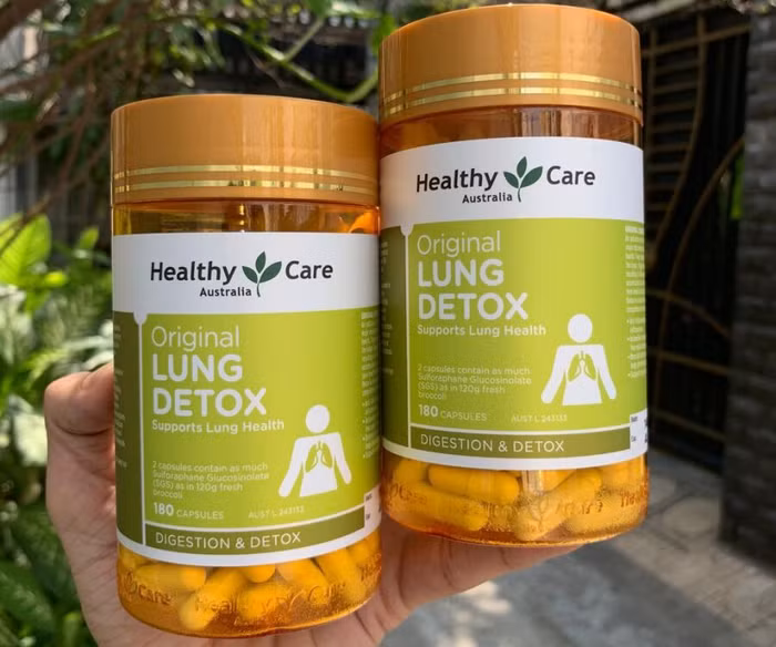 Sản phẩm Healthy Care Original Lung Detox vi phạm quảng cáo tại một số website