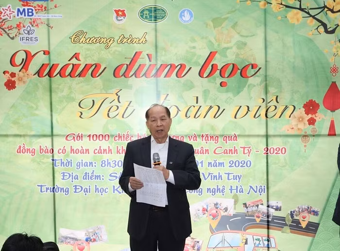 TS. Đỗ Quế Lượng, Phó Hiệu trưởng Thường trực, Phó Chủ tịch Hội đồng quản trị Trường Đại học Kinh doanh và Công nghệ Hà Nội chia sẻ tại chương trình