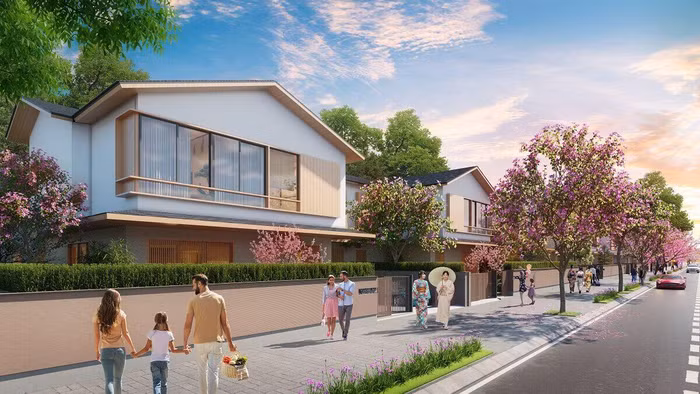 Nguồn khoáng nóng quý giá Quảng Xương sẽ được dẫn vào từng căn biệt thự. (Ảnh phối cảnh minh họa)