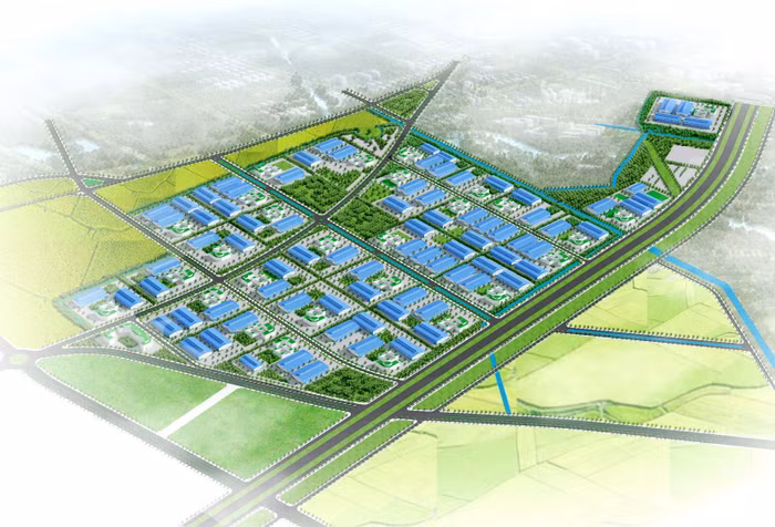 Phối cảnh dự án KCN Thuận Thành I, tỉnh Bắc Ninh