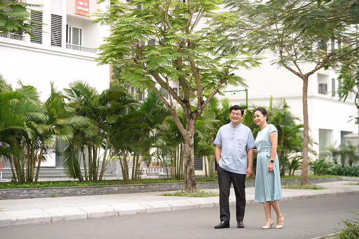 Không gian xanh thoáng đãng tại Eurowindow River Park tốt cho sức khỏe của cư dân lớn tuổi