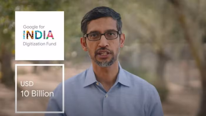 CEO Google Sundar Pichai nói về kế hoạch đầu tư 10 tỷ USD vào Ấn Độ.