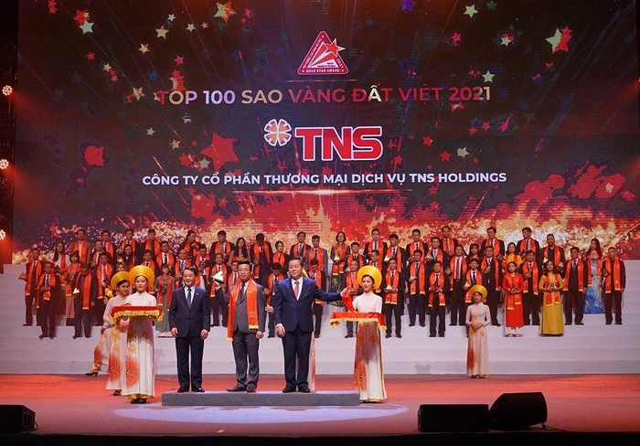 TNS Holdings được vinh danh Top 100 Sao Vàng Đất Việt 2021