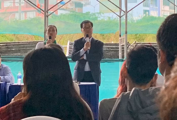 Ông Hwang Byung Lak, Tổng Giám đốc Công ty IDE tiếp tục cam kết với khách hàng