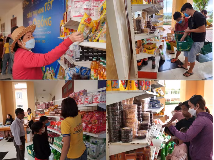 Siêu thị mini Tết 0 đồng