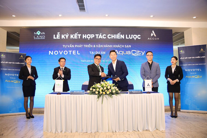 Tập đoàn Novaland kí kết hợp tác với Tập đoàn Quốc tế Accor phát triển thương hiệu Novotel tại Aqua City