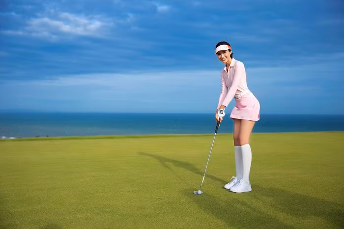 Chơi golf tại cụm sân golf PGA độc quyền 36 hố là trải nghiệm được Ngọc Diễm đánh giá cao