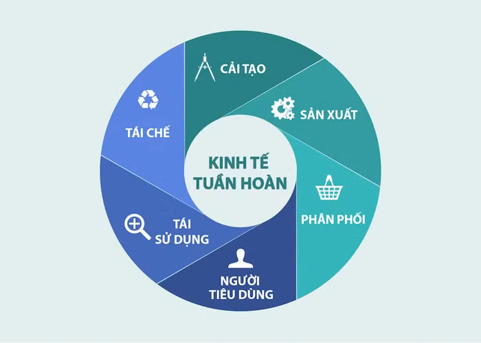 Phát triển kinh tế tuần hoàn giảm thiểu ô nhiễm môi trường. (Ảnh: Int)