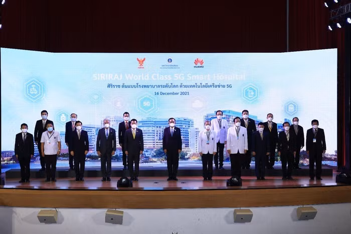 Lễ ra mắt Bệnh viện Thông minh 5G Siriraj tại Thái Lan.
