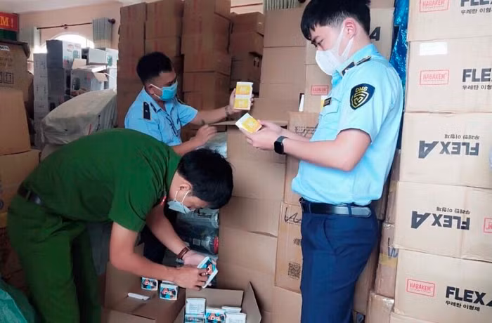 Số hàng hóa được lực lượng chức năng phát hiện và tạm giữ