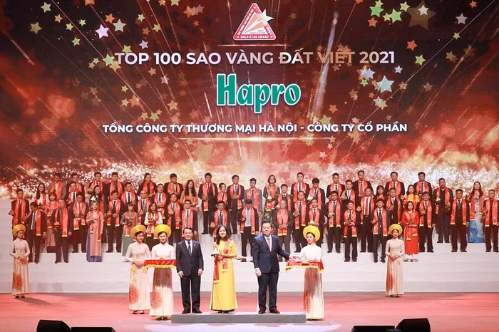 Hapro vinh dự lần thứ 8 liên tiếp đạt giải thưởng Sao Vàng Đất Việt 2021