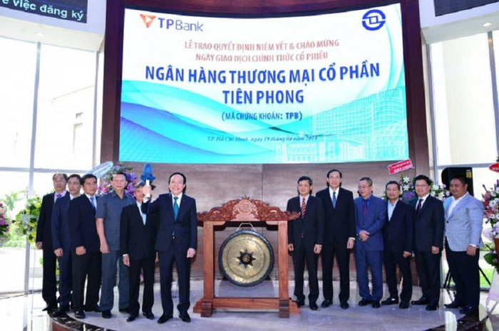 Cổ phiếu TPBank “xanh mướt” ngày chào sàn