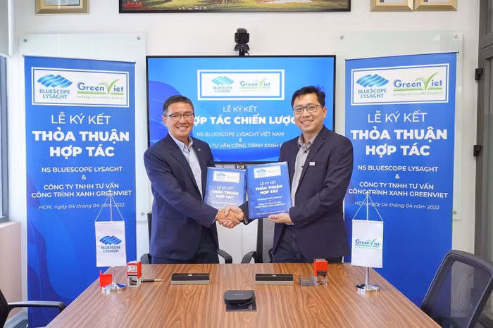 NS BlueScope Lysaght Việt Nam và GreenViet cùng nhau chia sẻ các kinh nghiệm, kiến thức về công trình xanh để cung cấp giải pháp công trình xanh trọn gói, phù hợp với yêu cầu của chủ đầu tư.