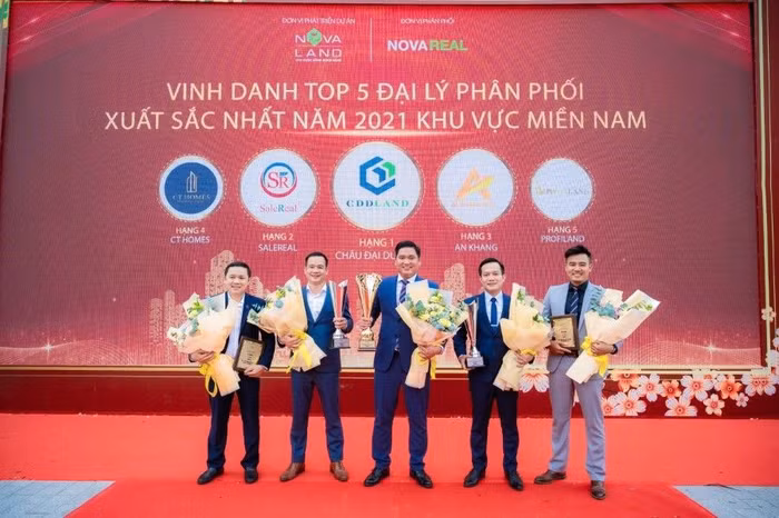 Top 5 Đối tác phân phối xuất sắc nhất năm 2021 khu vực miền Nam
