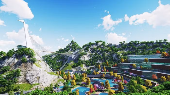Phối cảnh khu biệt thự Sun Onsen Village – Limited Edition