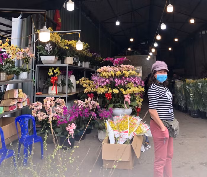 Chợ hoa những ngày giáp Tết ảnh 5