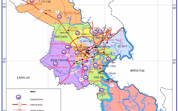 5 huyện tại TP.HCM "muốn lên thành phố"