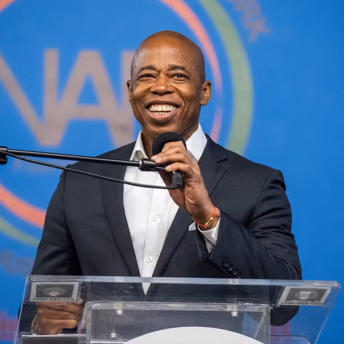 Thị trưởng New York Eric Adams.