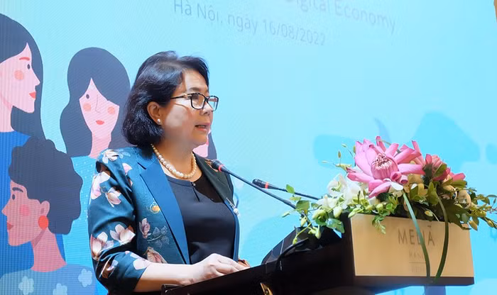 Bà Nguyễn Thị Tuyết Minh - Chủ tịch Hội đồng Doanh nhân nữ Việt Nam, VCCI.
