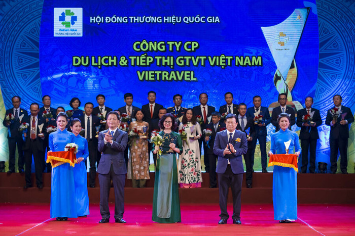 Vietravel lần thứ tư liên tiếp đạt giải “Thương hiệu Quốc gia”