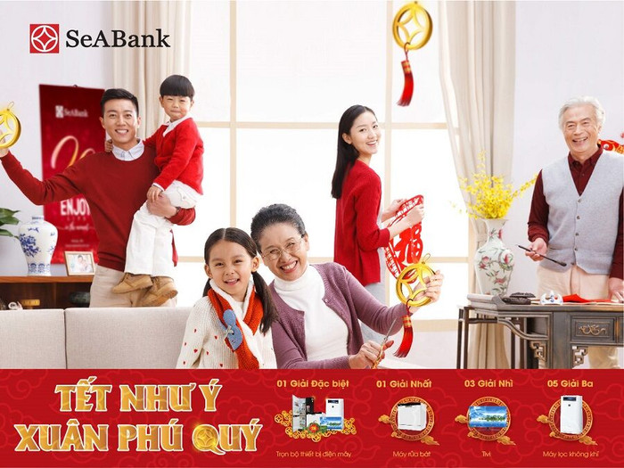 “Tết như ý - Xuân phú quý” với gần 12.000 quà tặng hấp dẫn từ SeABank