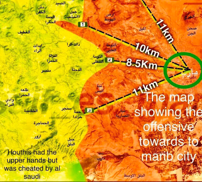 Lực lượng Houthis đang dần tiến sát đến thành phố Marib.