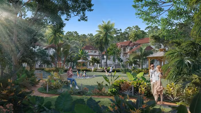 Sun Tropical Village - khu đô thị nghỉ dưỡng phong cách nhiệt đới (Ảnh phối cảnh minh hoạ).