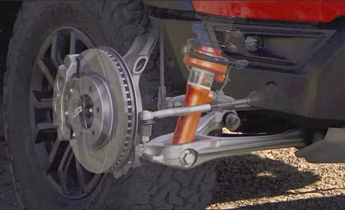 hệ thống treo của Ford Raptor 2023