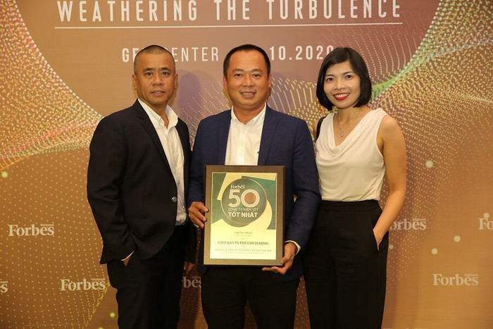 Thế Giới Di Động tiếp tục được Forbes vinh danh “Top 50 Công ty niêm yết tốt nhất năm 2020”