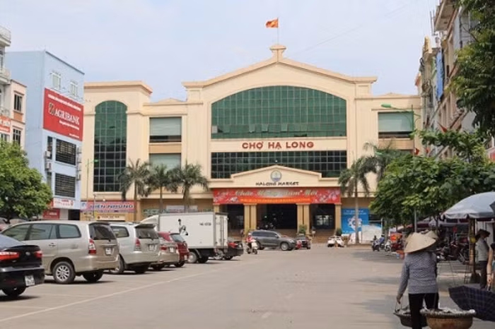 Khu vực chợ Hạ Long 1 tại TP Hạ Long - nơi diễn ra vụ việc