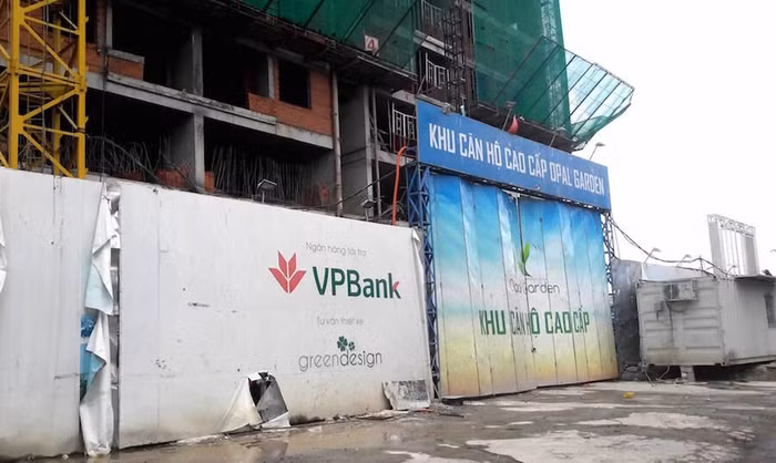 Dự án Opal Garden vẫn đang thi công bình thường