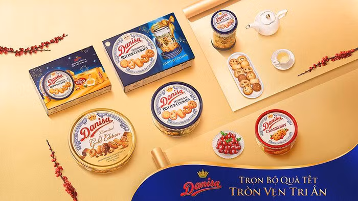 Danisa giới thiệu bộ quà Tết khởi đầu năm mới