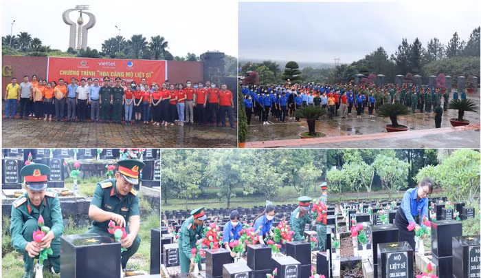 Viettel Bình Phước tích cực phát huy trách nhiệm xã hội của doanh nghiệp trong Tháng 7 - Tháng tri ân.