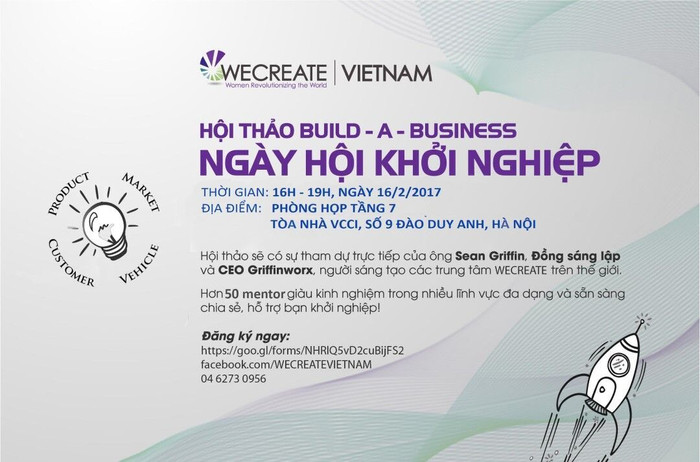 Cùng Wecreate gây dựng sự nghiệp kinh doanh