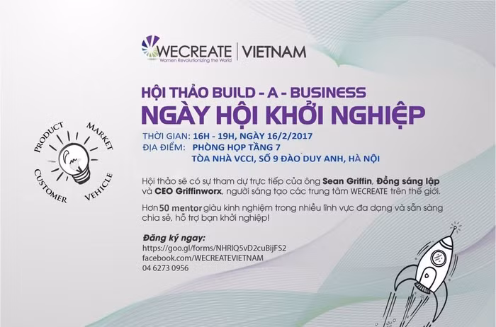 Cùng Wecreate gây dựng sự nghiệp kinh doanh