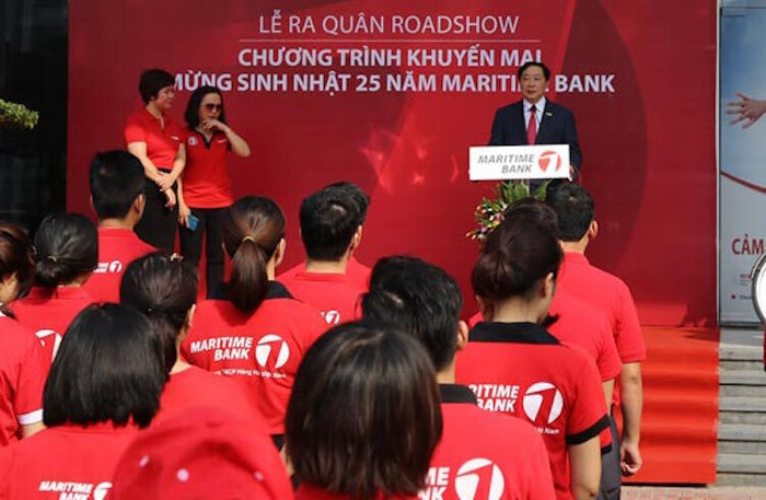 Maritime Bank khởi động chương trình kỷ niệm 25 năm thành lập