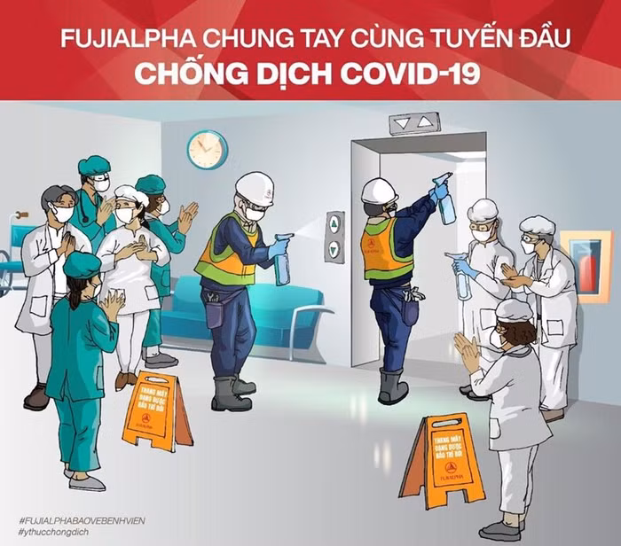 Gần 40 bệnh viện trên toàn quốc sử dụng dịch vụ bảo trì thang máy của Fujialpha