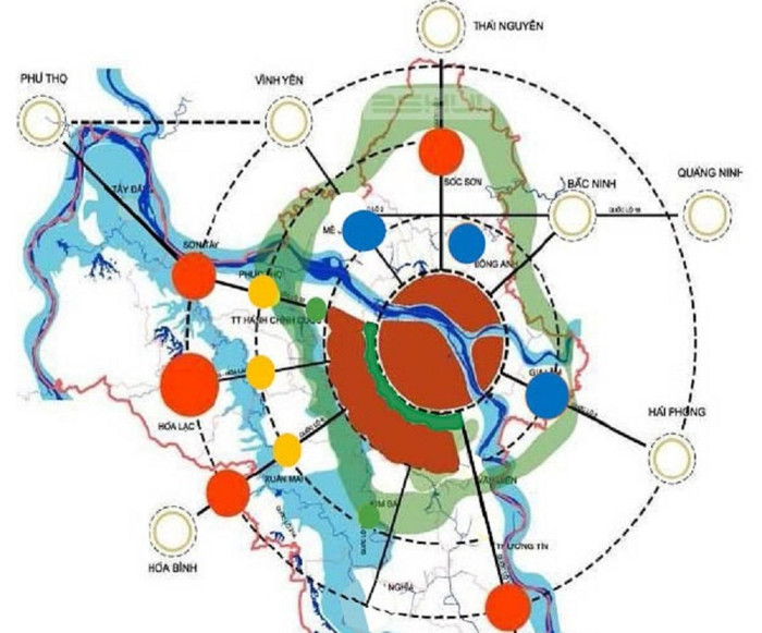 Hà Nội đang triển khai 25 đồ án quy hoạch trong 5 khu đô thị vệ tinh